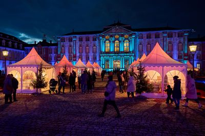 Schloss Bruchsal, Adventsmarkt im Ehrenhof
